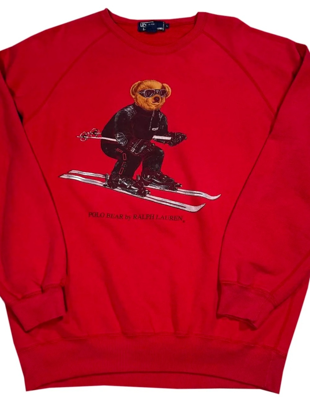 Vintage Polo Ralph Lauren RL 2000 Ski Bear Sweatshirt (Size L)